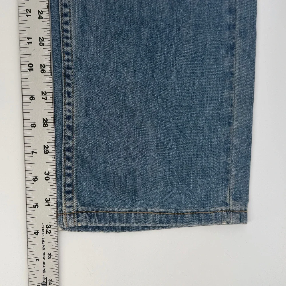 Levis 505 Regular Fit Jeans Mens 36x32 Medium Wash Blue Straight Leg Denim NEW